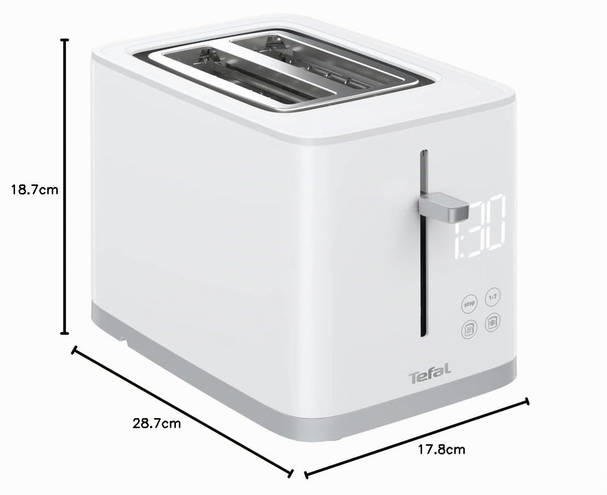 Tefal Sense TT693110 - Grille-pain - 2 tranche - 2 Emplacements - blanc