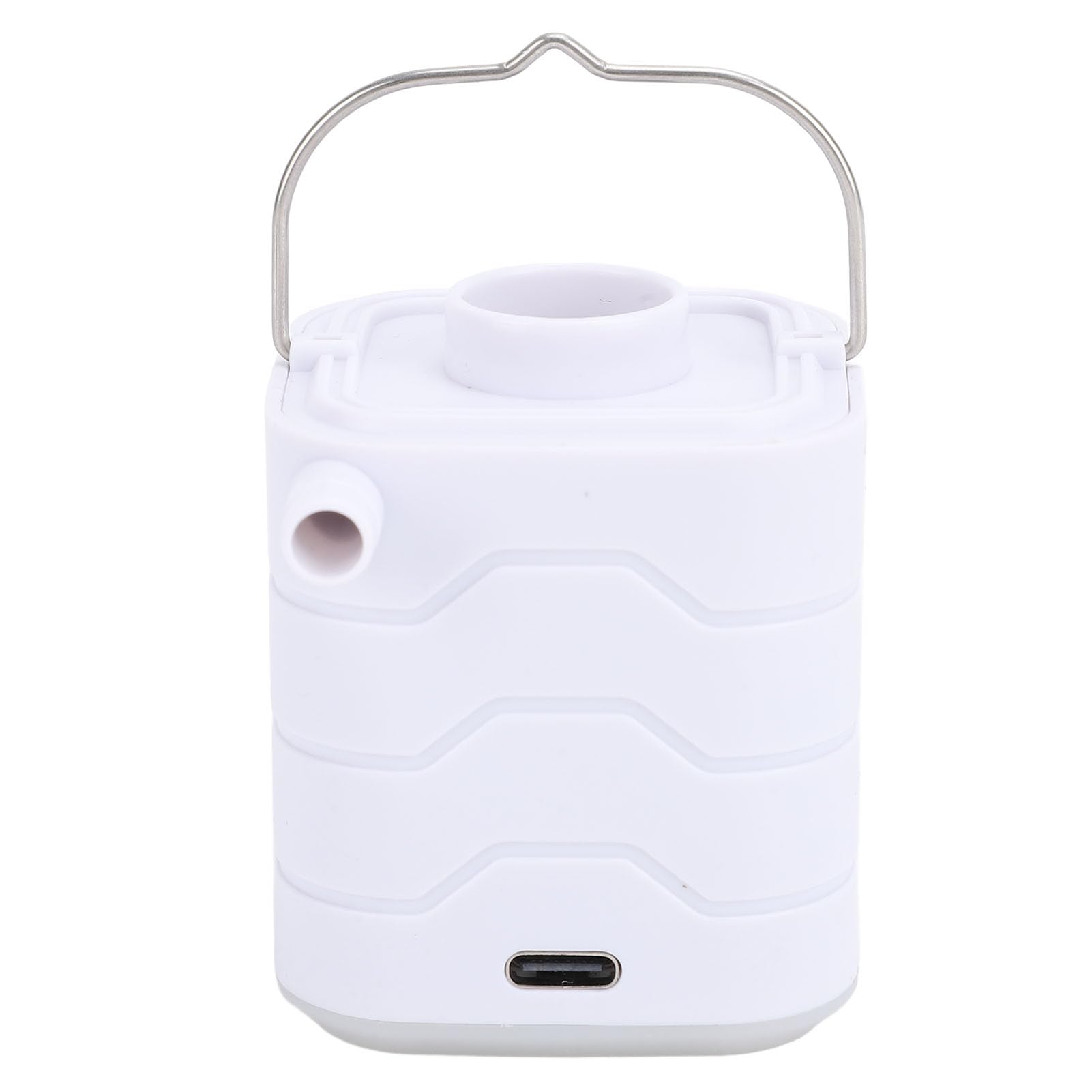 Portable Pool Inflatable Air Pump, Upgrade Electric Camp Travel Suction Pump Mini Inflator with Light for Inflatables, Mattress Bed