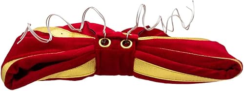 Miniatura 5 de Kurt S. Adler Decoración para árbol de lazo rojo y dorado, 12 pulgadas