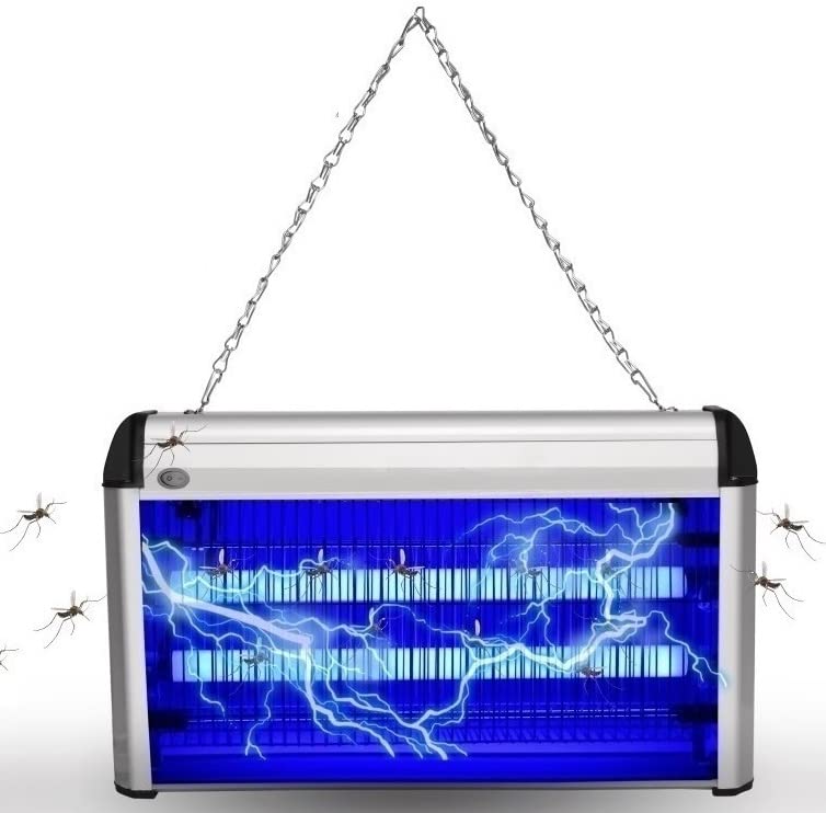 KATTICH 38W Powerful Electric Bug Zapper/Insect Killer Machine Wall/Floor Mount with Dual UV Light for Flies & Insect Suitable for Home, Cafe, Hotel, and Restaurant (NOT for Mosquitoes)