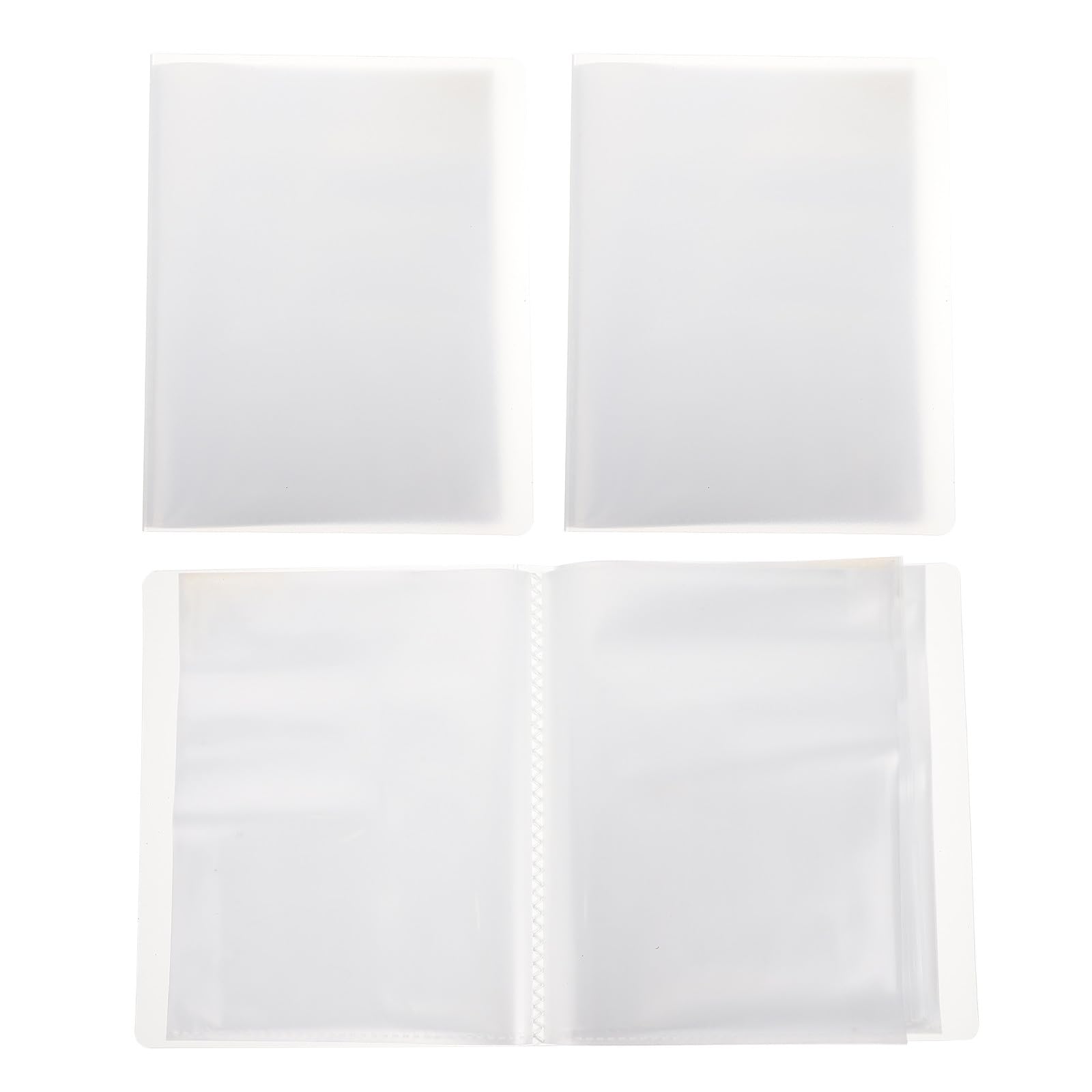 BESTYASH Cartellina Portadocumenti Trasparente A6 in Plastica Pp 4 Tasche Multiple per Ufficio, Custodia e Organizer Multipurpose per Biglietti e Documenti