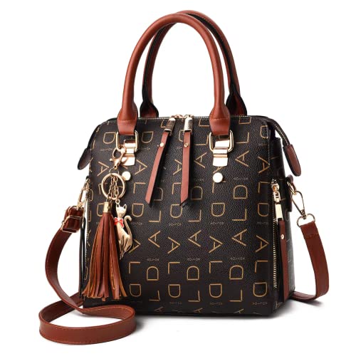 Image of Purses and Handbags for Women Top Handle Satchel Fashion Ladies Tote Bags Travel Casual Shoulder Bag