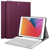 Superschlankes Design bietet einwandfreien Schutz mit nur geringem Gewicht. Der verstellbare Ständer hält Ihr iPad sicher im Querformat. Die Reichweite der Bluetooth Tastatur ist 10 Meter, verbindet mit Ihrem iPad und anderen iOS Geräten (mit Bluetooth Funktion).