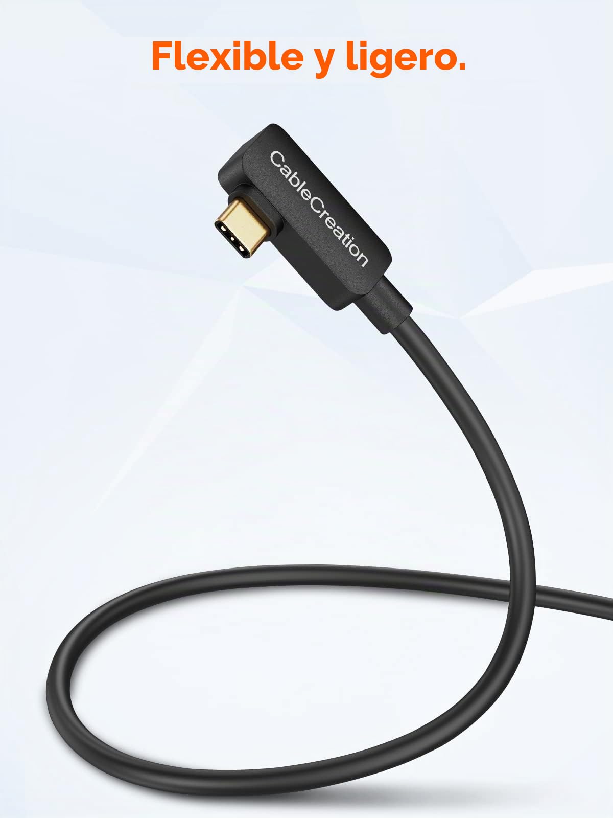 CableCreation Compatible con cable Quest 2 de fibra óptica de 16 pies, USB 3.2 Gen2 USB C a USB C, 10 Gbps, transferencia de datos de alta velocidad para Oculus Quest 2, auriculares de realidad