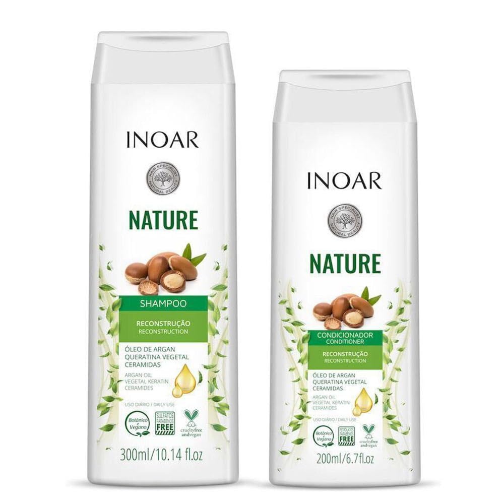 INOARDUO POS PROGRESS Shampoo and Condition Argan plus Keratin 300ml shampoo 200ml condition
