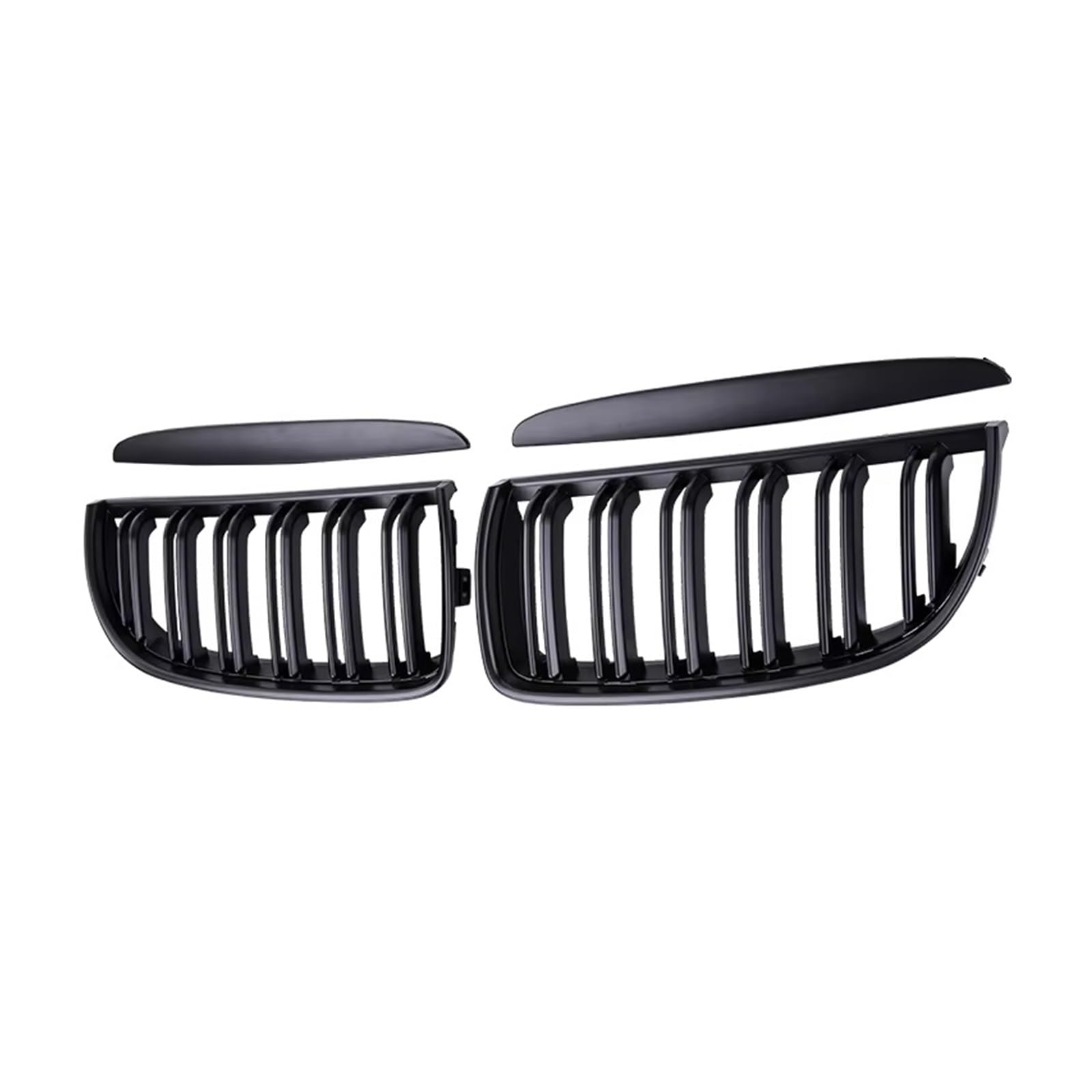 Rejilla delantera negro mate para BMW Serie 3 E90 E91 de 2005 a 2008 7
