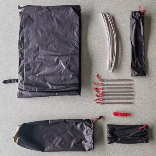 Single Ultralight Tent with Sturdy Aluminum Poles, Easy to Assemble in Any Weather2