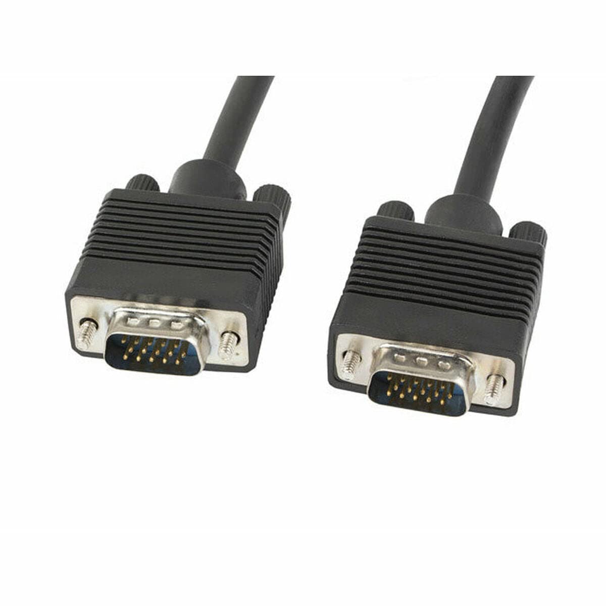 lanberg ca/Vgac/10cc/0150 B VGA (15 Pin) Male to VGA (15-Pin) Connector Cable with Ferrite Core 15 m Black