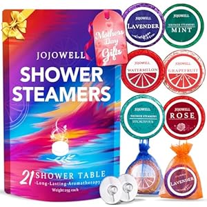 Shower Steamers Aromatherapy - 21Pcs Gifts for Women, Wife, Essential Oil, Nasal Relief, Self Care Spa, Birthday, Mothers Day Gifts for Mom, Easter Basket Shower Steamers Aromatherapy 21Pcs Gifts for Women Wife Essential Oil Nasal Relief Self Care Spa Birthday Mothers Day Gifts for Mom Easter Basket