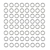 1000 pcs Stainless Steel Split Rings Jump Rings Connector Rings for Jewelry Making Necklaces Bracelet Earrings Keychain DIY Craft (12603-6mm)