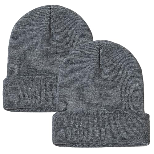 Image of ZOORON Beanie for Men Women Slouchy Winter Beanie Hats Cuffed Skull Caps