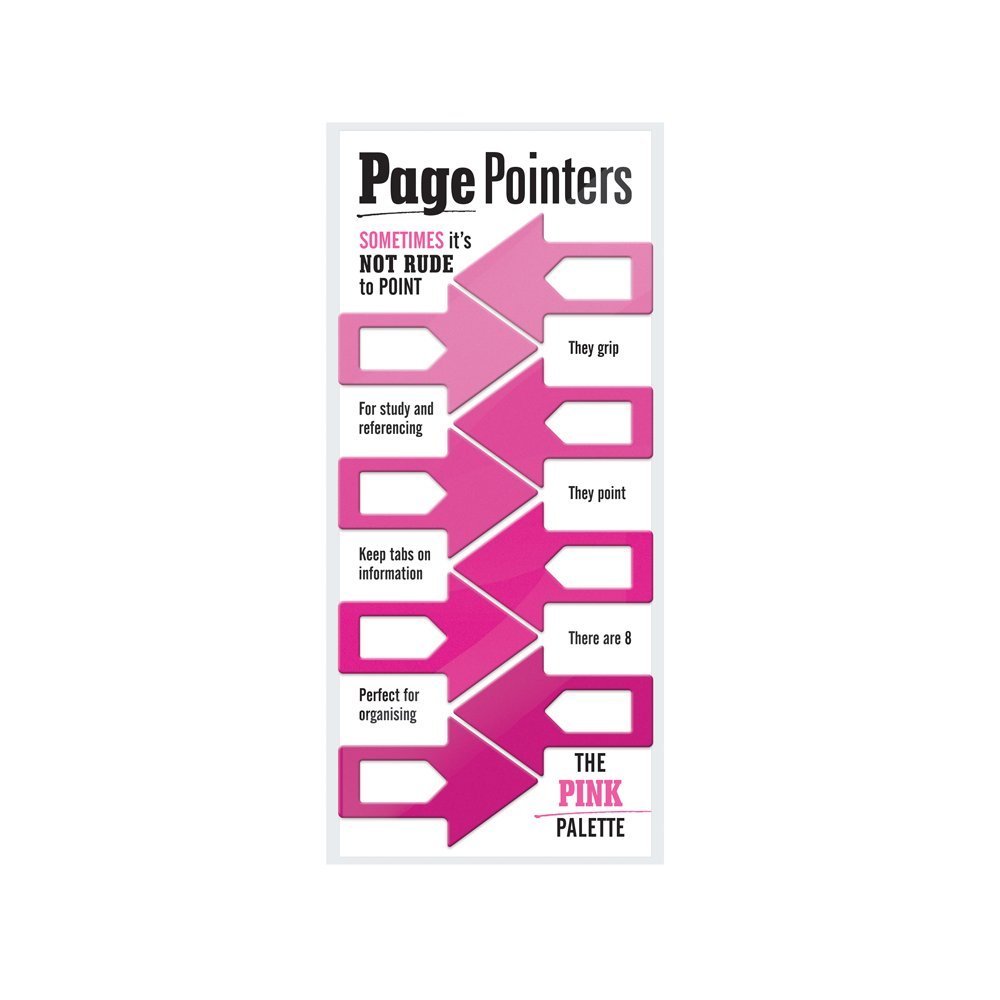 Page Pointers Page Markers - Pink
