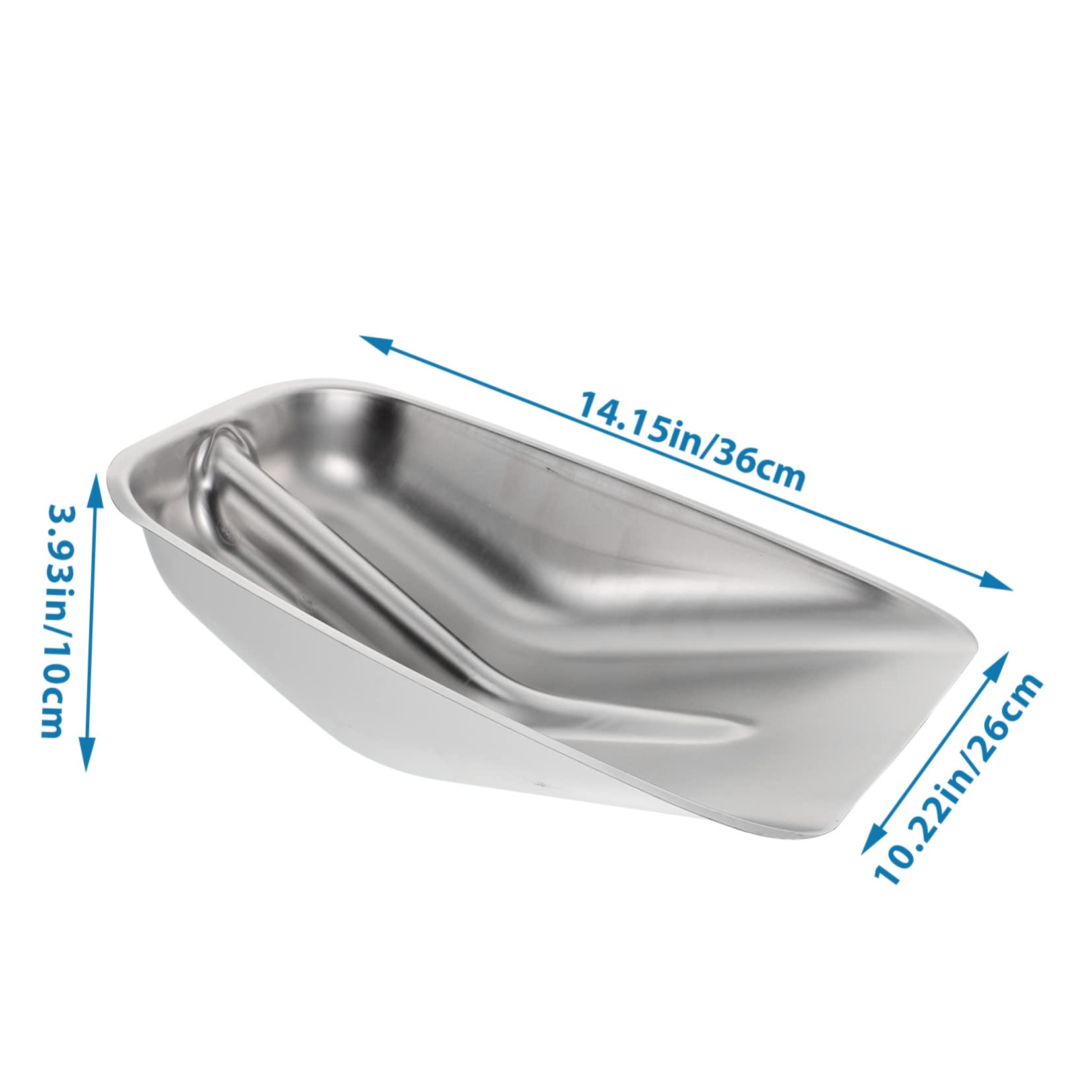 Cabilock Pala Da Neve in Acciaio Inox Pala Multiuso Per Rifiuti e Cereali Strumento Pratico Per Rimozione Della Neve All Aperto