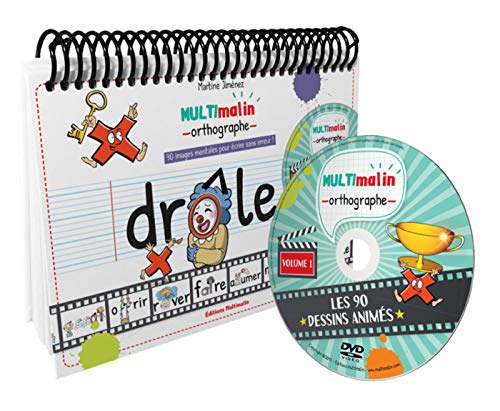 Télécharger Multimalin orthographe : 90 images mentales pour écrire sans erreur ! Volume 1 (1DVD) Gratuit