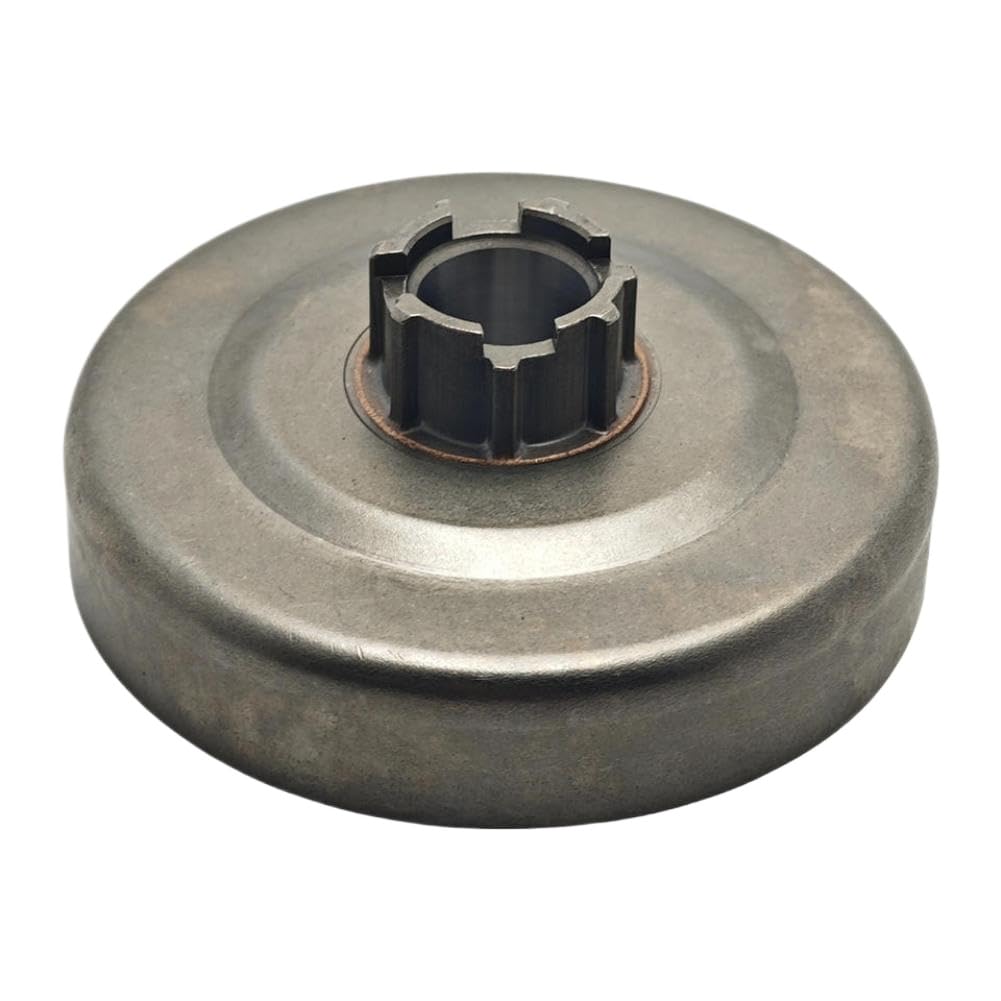 Conjunto de tambor de embrague con llanta de piñón de 8 dientes de paso de 3/8 pulgadas para modelos de motosierra 272 268 266 66 61 Compatible con los números de pieza 501831504 501831701