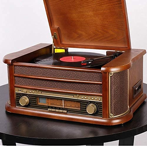 Tourne-disques, boîte à Musique Platine Vinyle nostalgique en Bois sans Fil avec AM, FM, CD, Enregistrement MP3 sur… - Les Beatles, Paul McCartney, John Lennon, RIngo Starr, George Harrison Tourne-disques, boîte à Musique Platine Vinyle nostalgique en Bois sans Fil avec AM, FM, CD, Enregistrement MP3 sur… – Image 4