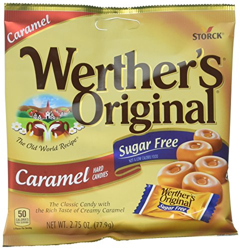 Werther's Original Hard Candy, Caramel Sugar Free, 2.75-Ounce Bags (Pack of 12) by Werther's Sugar Free -  4453275