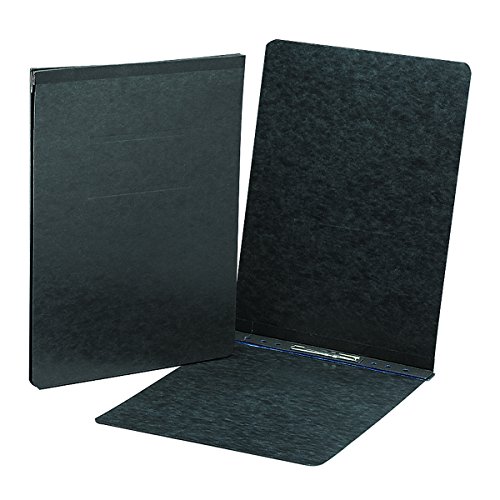 Smead PressGuard Report Cover, Metal Prong Top Fastener with Compressor, 3 Capacity, Sheet Size 11 x 17 , Black, 10 per Box (81178)