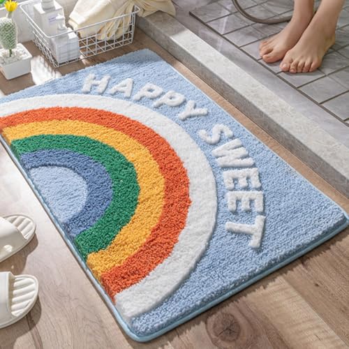 Alfombra baño antideslizante de poliéster con acabado moderno 3