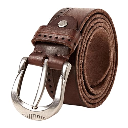 Ceinture pour homme en cuir véritable : sangle d'affaires de luxe et accessoire décontracté