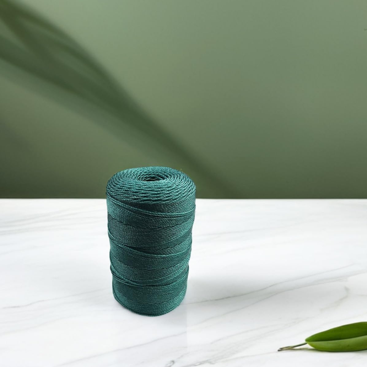 Hemobllo Cuerda de Pesca de Nailon Trenzada Resistente y Fácil de Usar para Reparación de Redes de Pesca en Ríos Paquete de 2 Piezas Verde