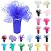 Produktbild TtS 15cm x 23M Tüll Rolle, Tülldekostoff Tutu Ballettrock, Hochzeit Party Crafts Geschenk Bogen Tüllband Rollenspule(Blau)