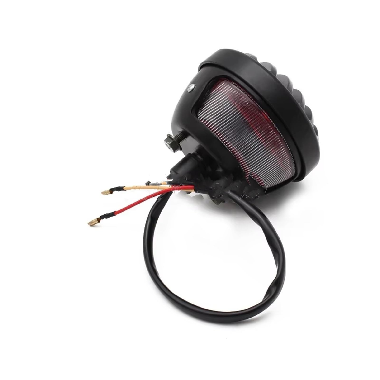 Phare Avant Moto pour Sportsters Bobbers Choppers Feu Stop Arrière Latéral avec Support Plaque D'immatriculation LED Phares Avant