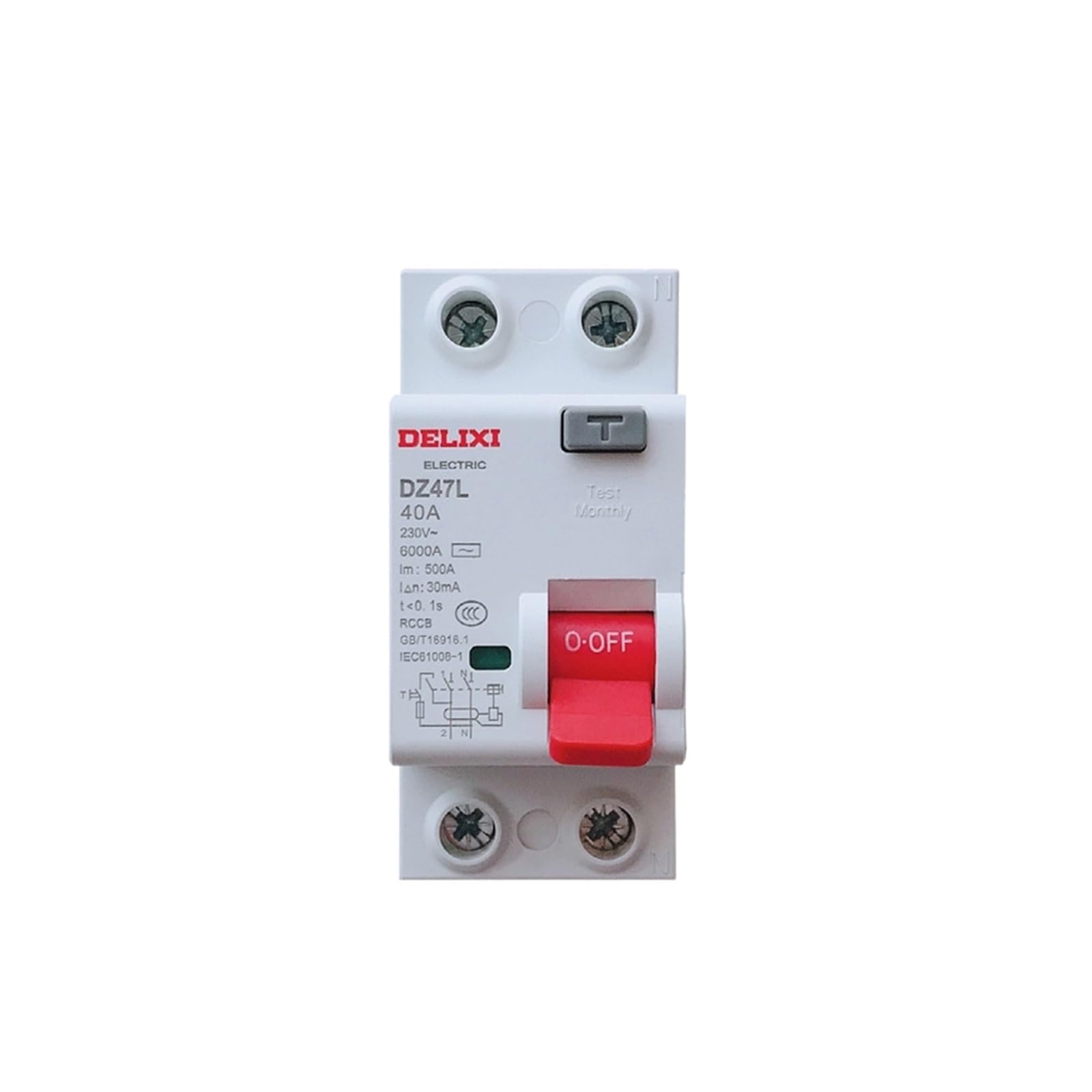 Protection contre les fuites électriques DZ47L2P4P32-63A interrupteur isolement 220V