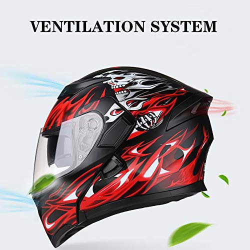 Casque moto bluetooth anti-buée avec microphone intégré - 4