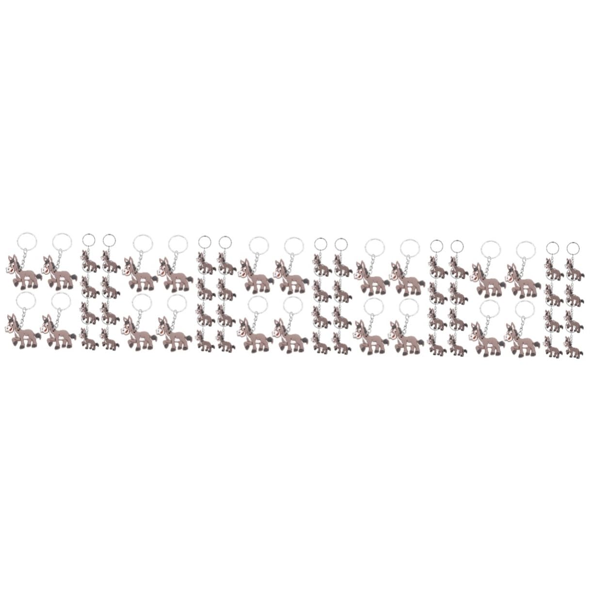 100stücke Donkey Schlüsselanhänger Für Kinderpartys Langlebige Tiercharms Aus Stabilem Material Perfektes Mitbringsel Für Geburtstagsfeiern Und Themenveranstaltungen