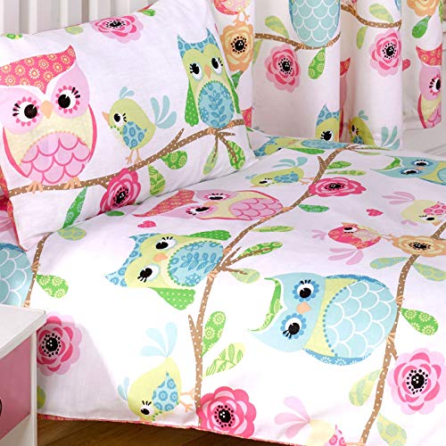Rapport Home Owl and Friends Double Duvet Cover and Pillowcase by OWLS