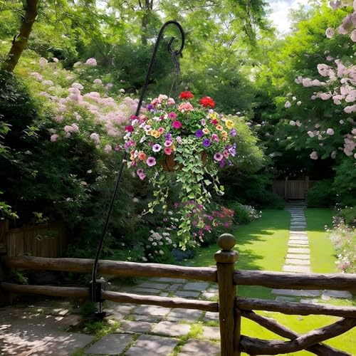 Support de mangeoire oiseaux haut de gamme pour rambarde de balcon 81cm