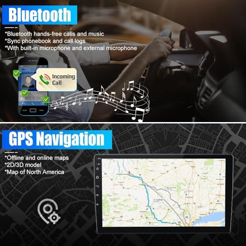 YUNTX Android 12 Bilstereo för Peugeot 3008/5008 med 9"Touch Screen