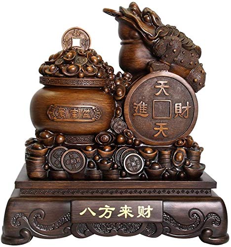 Grenouille d'argent Feng Shui Jin Chan pour salon et bureau