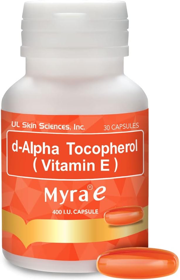 Myra E 400 IU Vitamin E d-Alpha Tocopherol (30caps)