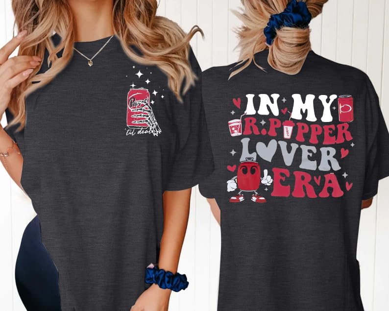 Drinks Oversized Shirt Women Funny Saying Graphic Tees Vintage Drinks Lover Short Sleeve Tops4