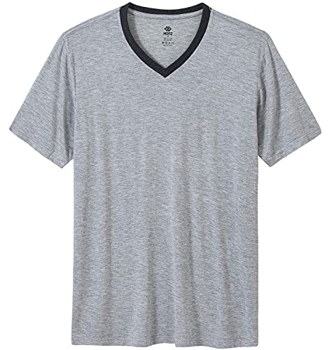 Image of MoFiz Mens Pajamas Set Short Sleeve PJ's Sleep Lounge Sleepwear Cool Pyjama Summer Sets Comfortable Lightweight