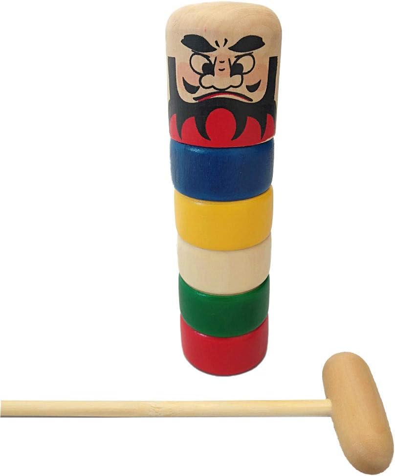 Daruma Otoshi Japanese Traditional Toy (7inch)