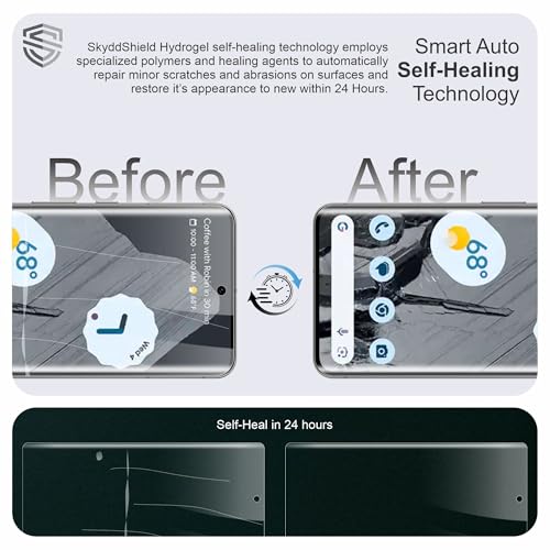 Image of TPU hydrogel Edge to Edge Screen Protector Guard For Google Pixel 8 Pro (6.7 Inch) With Installation Kit | Fingerprint Compatible | Edge to Edge Coverage