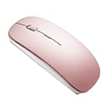 Bluetooth Wireless Mouse for Laptop mac MacBook ipad MacBook air MacBook pro pc Desktop Computer Windows Chromebook Notebook (Rose Gold)