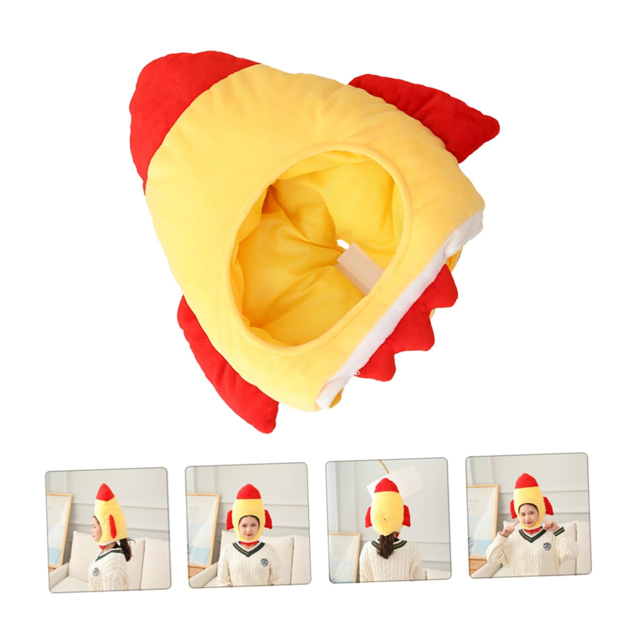 SOIMISS 2pezzi Cappello Decorativo Per Feste Accessorio Divertente Per Costumi e Foto Giallo