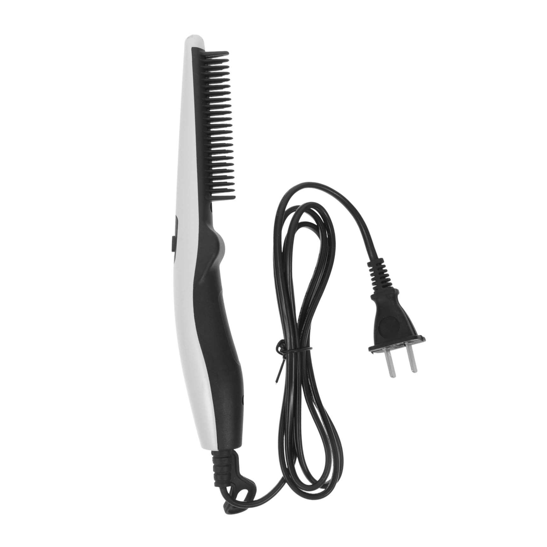 WOFASHPURET 1Pc Electric Hairdressing Comb Multi Purpose Beard Straightening Brush for Men Portable Hair Straightener with Quick Heating Technology Safe Design for Home