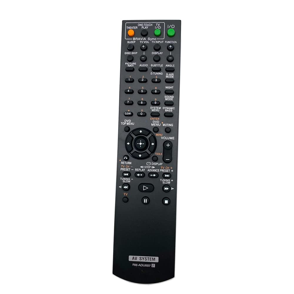Yongern Onecolor Replacement Dvd Theater System Remote Control For Sony Rm-Adu004 Rm-Adu006 Rm-Adu008 148057111 Adu009 Dav-Dz260 Remote Control