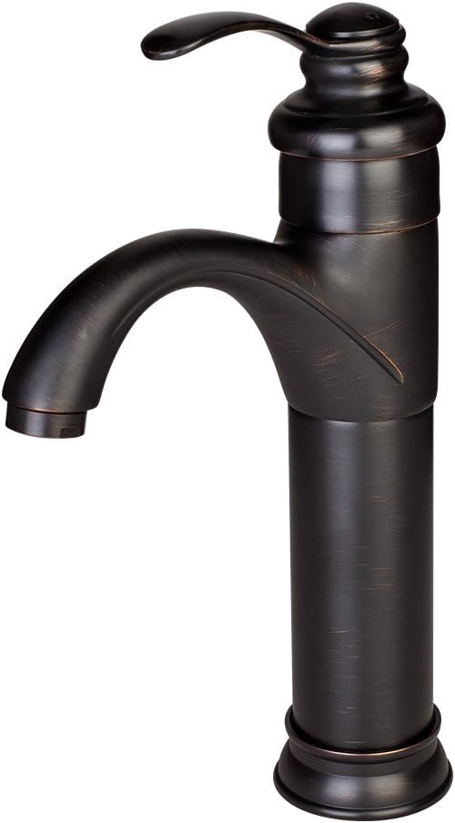 GotHobby Euro Modern Contemporary Bathroom Lavatory Vanity Vessel Sink Faucet, Oil Rubbed Bronze