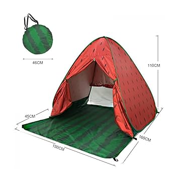 テント　 キャンプ サンシェード  UVカット 紫外線防止 軽量　ビーチ　豪華 Amazon | ビーチテント 収納袋付き ワンタッチテント