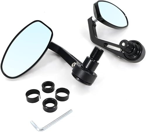 Miniatura 6 de Xitomer Espejo de extremo de barra, apto para MT-07 FZ07 2013 2014 2015 2016 2017 2018 2019 2020 2021 / MT-09 FZ-09 14-22 / XSR700 18-20 / Tmax53 0