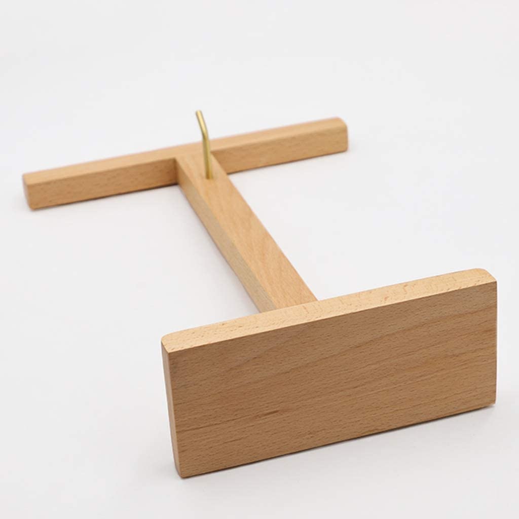 Gaming Accessori Supporto Per Cuffie Dal Design Alla Moda Supporto Per Auricolari In Legno Massello Pratico Supporto Per Cuffie Da Tavolo Con Mensola Per Esposizione Stand Over-Ear da Gioco(Beech)