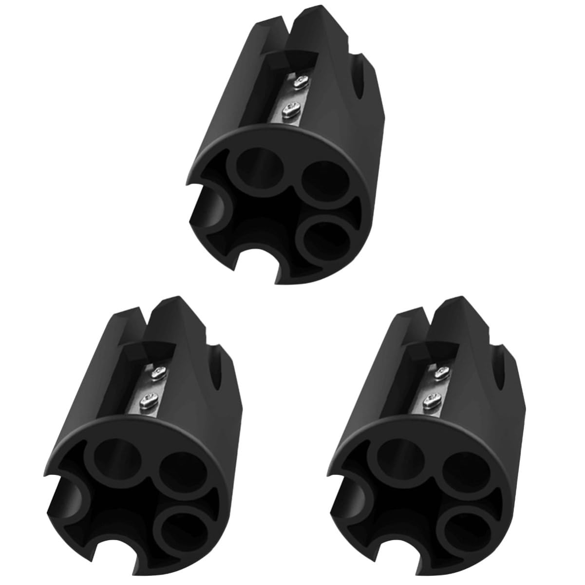 PACKOVE 3stücke Brow Pencil Sharpener Für Frauen Kompakter Und Langlebiger Kosmetikstift-anspitzer Für Zuhause Und Unterwegs Make-up-hilfe Für Präzise Augenbrauen