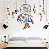 Yoan Khe Dream Catcher Wall Stickers Decals,Catcher Feathers Wall Stickers for Bedroom Kids Room Decoration (Dream Catcher)