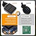 Solar Lights Outdoor(4 Pack, 32 LEDs), ASMAD Solar Garden Lights, Outdoor Decorations, Firefly Light for Patio Decor, Big Bulb, Unique Gifts for Women, Gifts for Grandma